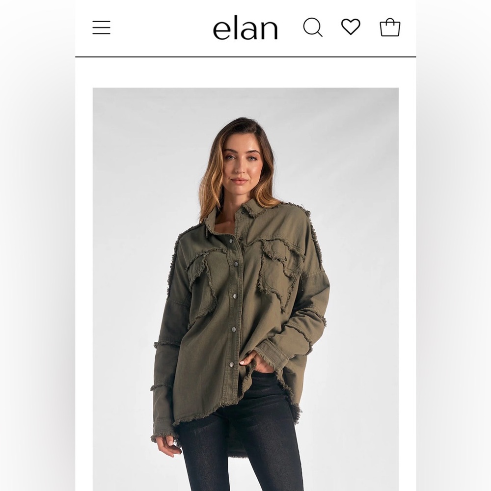 Elan Olive Devan Jacket - Picture 2 of 12